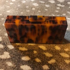 Moon & Lola Tortoise Box Clutch